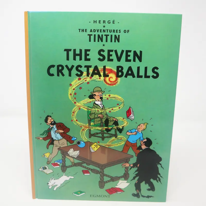 2011 Egmont Herge - The Adventures Of Tintin - The Seven Crystal Balls Comic Strip Story Hardback Book Reprint 1