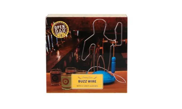Drinking Game Buzz Wire + 4 Glasses 1
