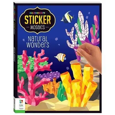 Hinkler Pty Ltd: Kaleidoscope Sticker Mosaics Natural Wonders [2018] Paperback 1