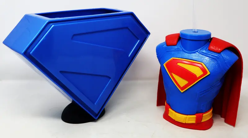 Odeon Dc Superman 2025 Movie Film Souvenir Caped Cup Popcorn Bucket Lot Bundle 1