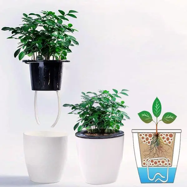 Self Watering Urban Hydroponic Pots 1