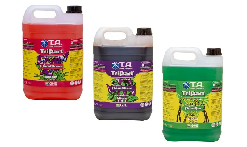 Terra Aquatica 3 Pack Tripart Starter Kit 5L - Hydroponic / Soil Nutrients 1