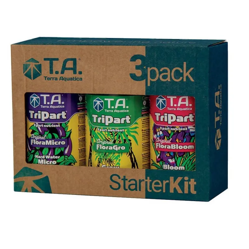Terra Aquatica 3 Pack Tripart Starter Kit - Hydroponic / Soil Nutrients 1