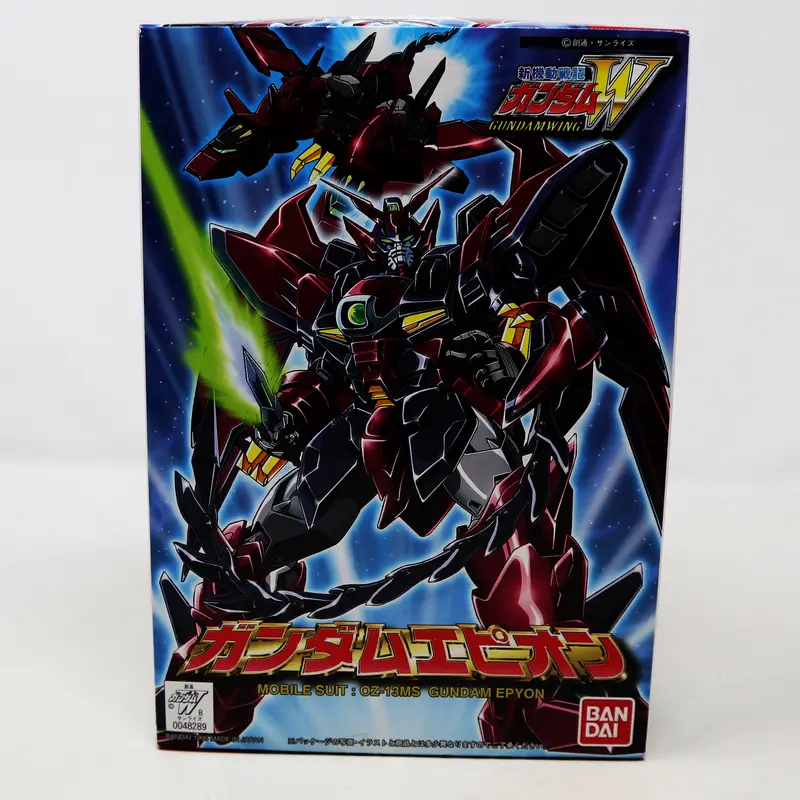 Vintage 1995 90S Bandai W-Gundam Wing Gundam Epyon Mobile Suit Oz-13Ms 1/144 Scale Action Figure Model Kit Assembled Boxed Japan 1