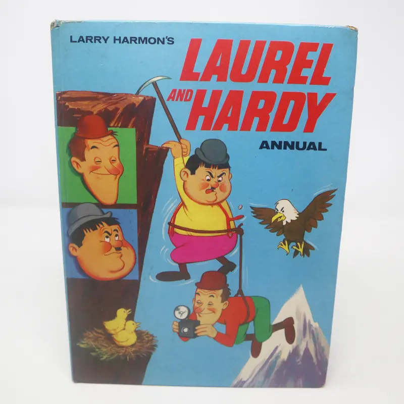 Vintage World Distributors Larry Harmon's Laurel And Hardy Annual Comic Strip Story Hardback Book 1