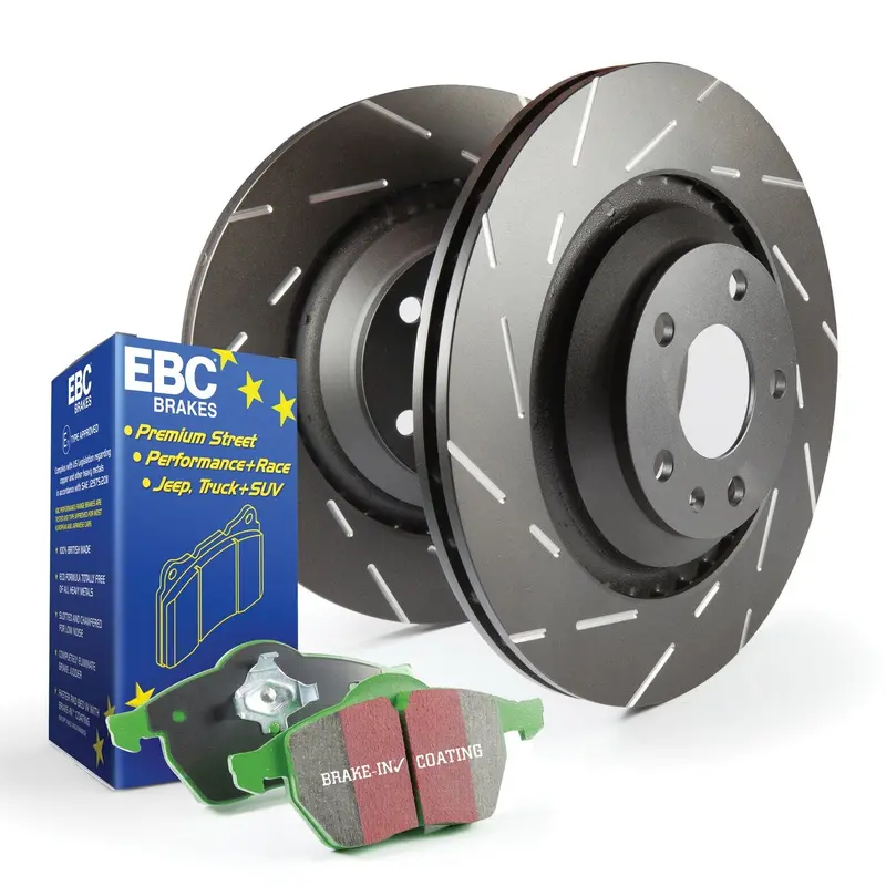 Ebc Brakes S2Kf1644 Street Brake Kit – Greenstuff Pads & Usr Drilled Rotors 1