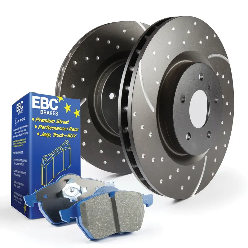 Ebc Brakes S6Kr1054 Performance Brake Kit – Bluestuff Pads + Gd Rotors 1