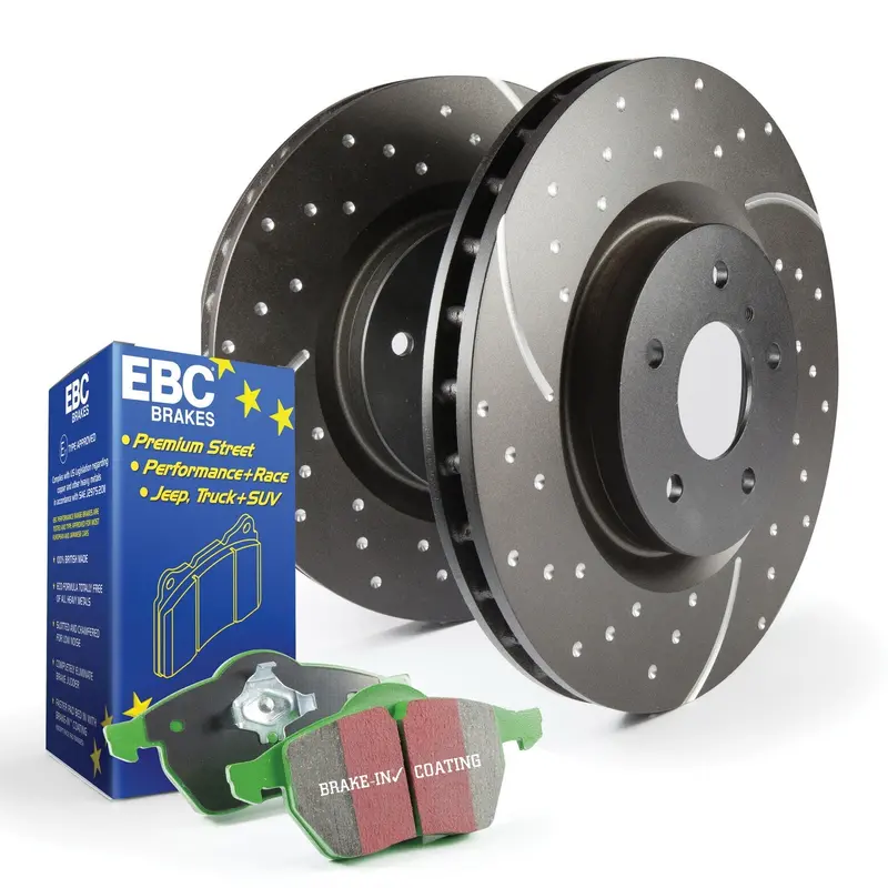 Ebc S10Kr1139 Greenstuff 2000 Brake Kit – Includes Rotors And Pads For Select Vehicles 1