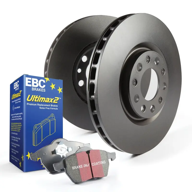 Ebc S1Kf1148 Ultimax 2 Brake Kit – Front And Rear Pad/Rotor Set With Rk Series Rotors 1