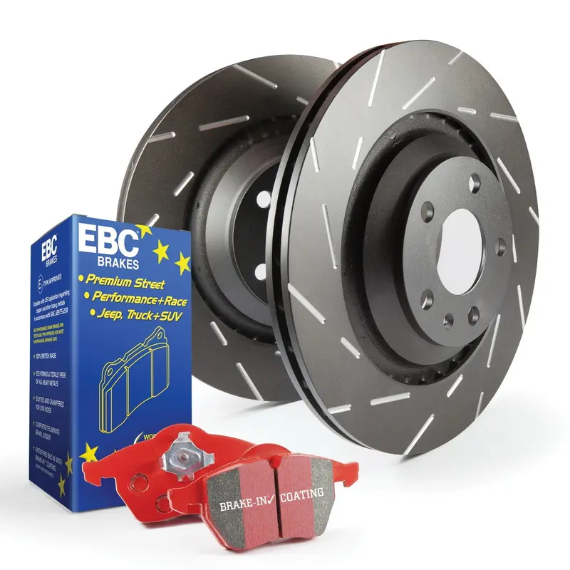 Ebc S4Kf1900 High-Performance Brake Kit – Redstuff Pads & Usr Rotors 1