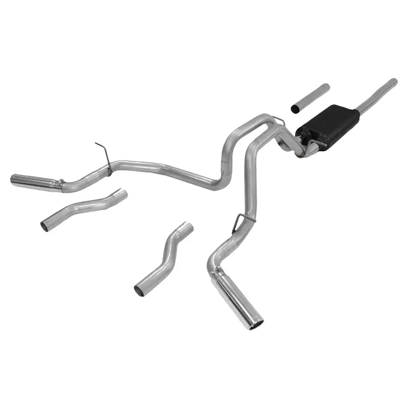 Flowmaster 817492 Force Ii Cat-Back Exhaust System – Dual Exit, Mandrel-Bent Tubing 1
