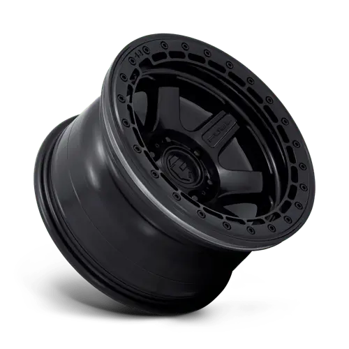 Fuel D122 17×9 Off-Road Wheel – 5×5 Bolt Pattern, Matte Black W/ Ring 1