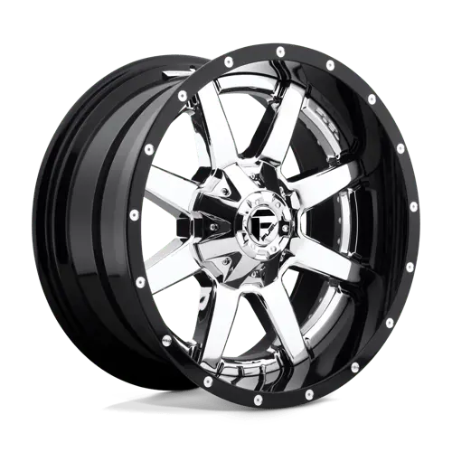 Fuel D260 20X9 Inch Chrome-Plated Gloss Black Wheel – 8X180Mm Bolt Pattern, +20Mm Offset 1