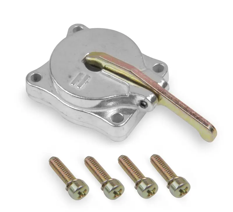 Holley 26-140Sa Accelerator Pump Cover – 50Cc Aluminum, Gold Hardware 1