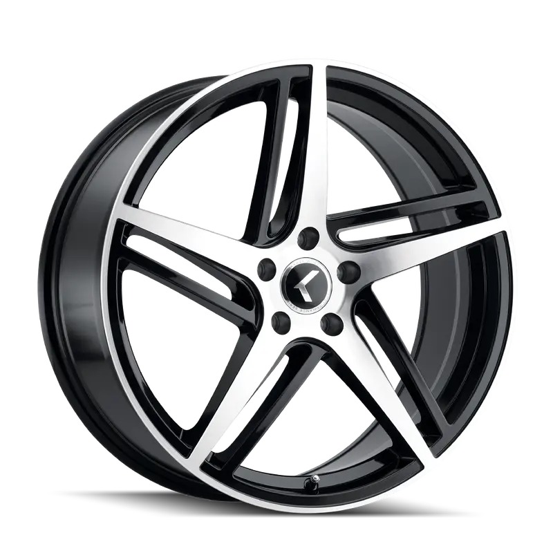 Kraze Kr194-8864Bm40 18X8 Inch Black & Machined Alloy Wheel – 5X115, +40Mm Offset 1