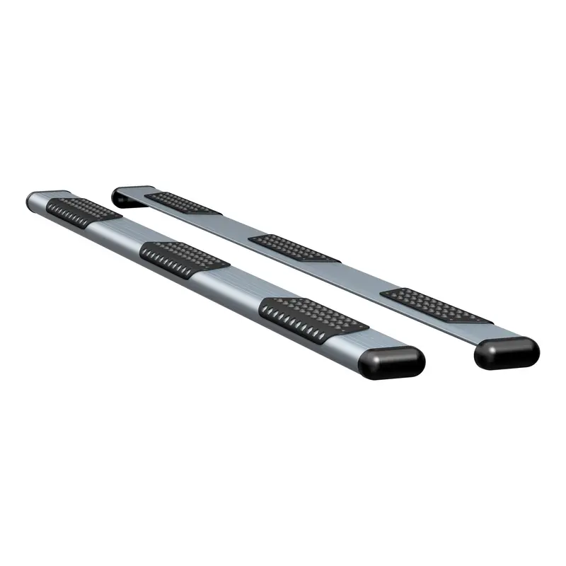 Luverne 583114 O-Mega Ii Silver Oval Running Boards – 114-Inch Length, 6-Inch Width 1