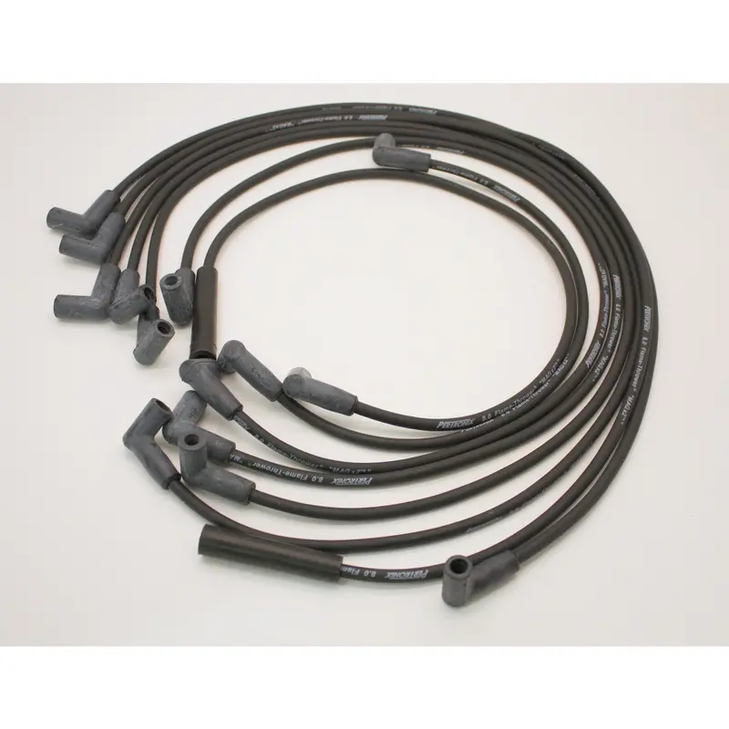 Pertronix 808207 Performance Spark Plug Wire Set – 8-Cylinder Gm Application, Black Silicone Jacket 1