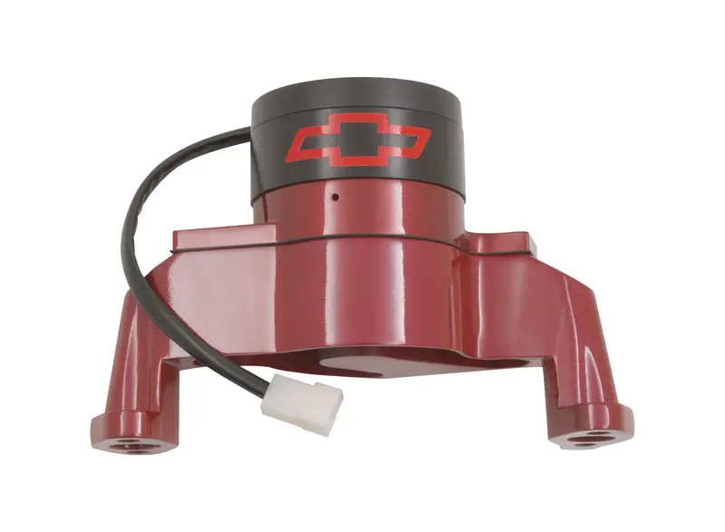 Proform 141-652 Electric Water Pump – Aluminum Housing, Red Finish With Bowtie Logo For Small-Block Chevy 1