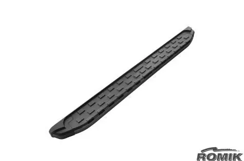 Romik Anodized Black Side Steps – Custom Running Boards For Audi Q5 (2009–2017) 1